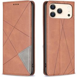 Mobigear Rhombus Slim iPhone 18 Pro Max Pungetui - Brun