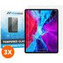 Mobigear iPad Pro 12,9 polegadas (2018) Vidro temperado Película de ecrã - Compatível com capas (Pack de 3)