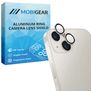 Mobigear Single iPhone 14 Plus Cristal templado Protector de lente de cámara - Compatible con fundas - Blanco estrella