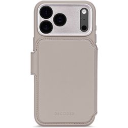 Decoded Detachable Wallet iPhone 17 Pro Max MagSafe Case Genuine Leather Detachable 2-in-1 Wallet Case Wallet - Solid Clay