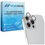 Mobigear Single iPhone 13 Pro Tempered Glass Camera Lens Protector - Case Friendly - Silver