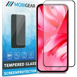 Mobigear Premium Google Pixel 9a Tempered Glass Screen Protector - Case Friendly - Black