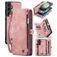 CaseMe 008 Samsung Galaxy S23 FE Cover Aftageligt 2-i-1-pungetui med Seddelrum - Lyserød