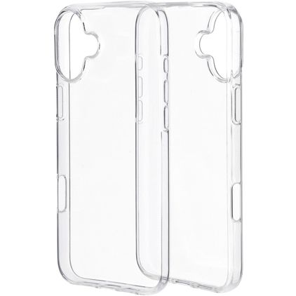 Mobiparts Classic Transparente iPhone 16 Plus TPU flexible Carcasa - Transparente