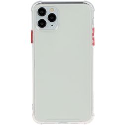 Mobigear Cushion iPhone 12 Pro Max Flexible TPU Back cover Shockproof - White