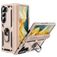 Mobigear Armor Ring Samsung Galaxy Z Fold 6 Plástico rígido Capa traseira Antichoque com anel - Laranja