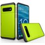 Mobigear Card Samsung Galaxy S10 Hard Case Back cover Shockproof with Card Holder - Green
