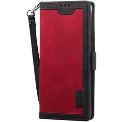Mobigear Two Tone Huawei P40 Funda tipo libro Cartera - Negro / Rojo