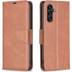 Mobigear Excellent Samsung Galaxy A56 Pungetui med Seddelrum - Brun