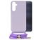 Mobilize Lanyard Gelly Samsung Galaxy A25 Flexible TPU Case with lanyard - Pastel Purple