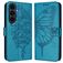 Mobigear Butterfly Samsung Galaxy S26 FE Capa livro Carteira - Azul