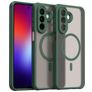 Mobigear Shockproof Samsung Galaxy A27 MagSafe Fodral Hårdplast Skal - Grön