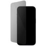 Mobiparts iPhone 15 Plus Szkło hartowane Ochrona ekranu Filtr prywatyzujący - Kompatybilna z etui - Czarny