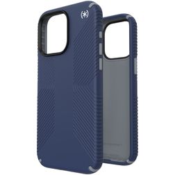 Speck Presidio2 Grip iPhone 15 Pro Max Hårdt Bagsidecover Stødsikkert - Coastal Blue