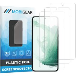 Mobigear Samsung Galaxy S22 Screen Protector Film - Case Friendly (3-Pack)