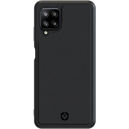 Valenta Snap Samsung Galaxy A12 Vera pelle Back cover - Nero