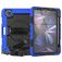 Mobigear SureGrip Xtreme iPad Air 11 polegadas (2025) Capa Plástico rígido / Silicone Capa traseira + Suporte para caneta stylus + Alça de ombro + Suporte - Azul escuro