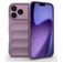 Mobigear Bumpy iPhone 18 Pro Fleksibel TPU Bagsidecover - Lilla