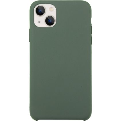 Mobigear Rubber Touch iPhone 15 Plus Silikoni Suojakuori - Vihreä
