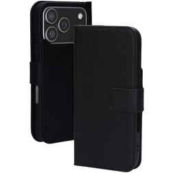 Mobiparts Classic Wallet iPhone 17 Pro MagSafe Cover a libro - Nero