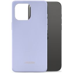 Mobilize Rubber Gelly iPhone 15 Pro Max Flexibel TPU Skal - Pastel Purple