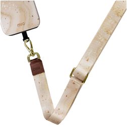 MIO Lanyard Cordón para móvil universal ajustable - Gold Marble