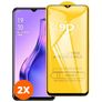 Mobigear Premium OPPO A31 Vetro Protezione schermo - Compatibile con le cover - Nero (confezione da 2)