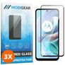 Mobigear Premium Motorola Moto G41 Vidro temperado Película de ecrã - Compatível com capas - Preto (Pack de 3)