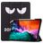 Mobigear Tri-Fold Gel iPad Pro 12,9 pollici (2022) TPU / Poliuretano (PU) Cover a libro + Portapenna - Do Not Touch