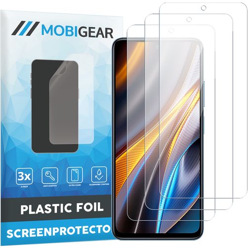 Mobigear POCO X4 GT Screen Protector Film - Case Friendly (3-Pack)