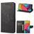 Mobigear Butterfly Samsung Galaxy M53 Lompakkokotelo + Setelitasku - Musta