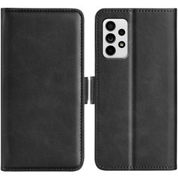 Mobigear Slim Magnet Samsung Galaxy A33 Wallet case - Black