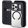 Mobiparts Shield Line iPhone 17 Pro MagSafe Funda tipo libro - Negro