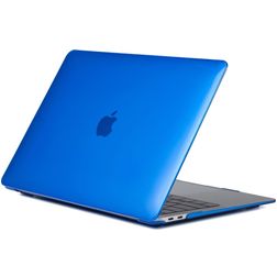 Mobigear Glossy MacBook Air 13 pollici (2018-2020) Cover rigida per MacBook - Blu scuro - Modello A1932 / A2179 / A2337