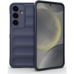 Mobigear Bumpy Samsung Galaxy S25 TPU flessibile Back cover - Blu scuro