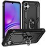 Mobigear Armor Ring Samsung Galaxy A05 Hard Case Back cover Shockproof with Ring Holder - Black
