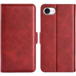 Mobigear Slim Magnet iPhone 17e Capa livro Carteira - Vermelho