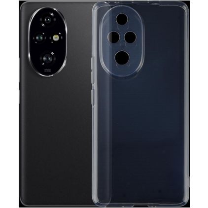 Mobigear Ultra Thin Transparente HONOR 200 TPU flexível Slim Capa traseira - Transparente