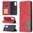 Mobigear Rhombus Slim Samsung Galaxy S20 FE Wallet case - Red