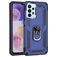 Mobigear Armor Ring Samsung Galaxy A23 Funda Plástico rígido Carcasa Antigolpes con anillo - Azul