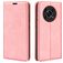 Mobigear Retro Slim HONOR Magic 4 Lite Cover a libro portafoglio - Rosa