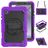 Mobigear SureGrip Xtreme Samsung Galaxy Tab A9 (2023) Cover Hård plast / Silikone Bagsidecover + Skulderrem + Stander - Lilla