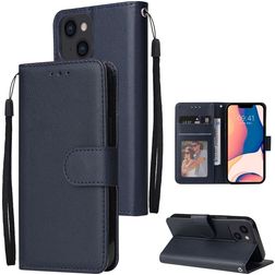 Mobigear Wallet iPhone 14 Etui z klapką typu portfel - Granatowy