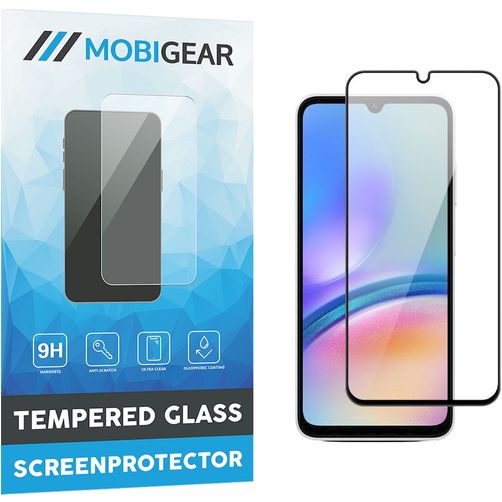 Mobigear Premium Samsung Galaxy A05s Glas Skærmbeskytter - Case Friendly - Sort