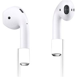 Xccess Anti Lost Funda Silicona flexible para Apple AirPods 2 - Blanco