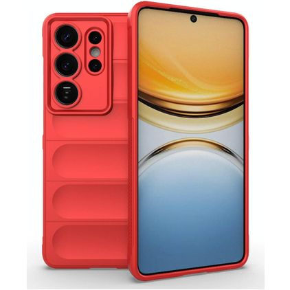 Mobigear Bumpy Samsung Galaxy S26 Ultra Fleksibel TPU Bagsidecover - Rød
