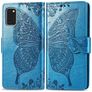 Mobigear Butterfly Samsung Galaxy A41 Capa livro Carteira - Azul