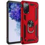 Mobigear Armor Ring Samsung Galaxy S20 FE Hardcase Back cover Antiurto con anello - Rosso