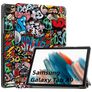 Mobigear Tri-Fold Samsung Galaxy Tab A11 Capa livro - Graffiti