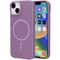 Mobiparts Slim Line iPhone 14 MagSafe Kova Suojakuori - Imperial Purple